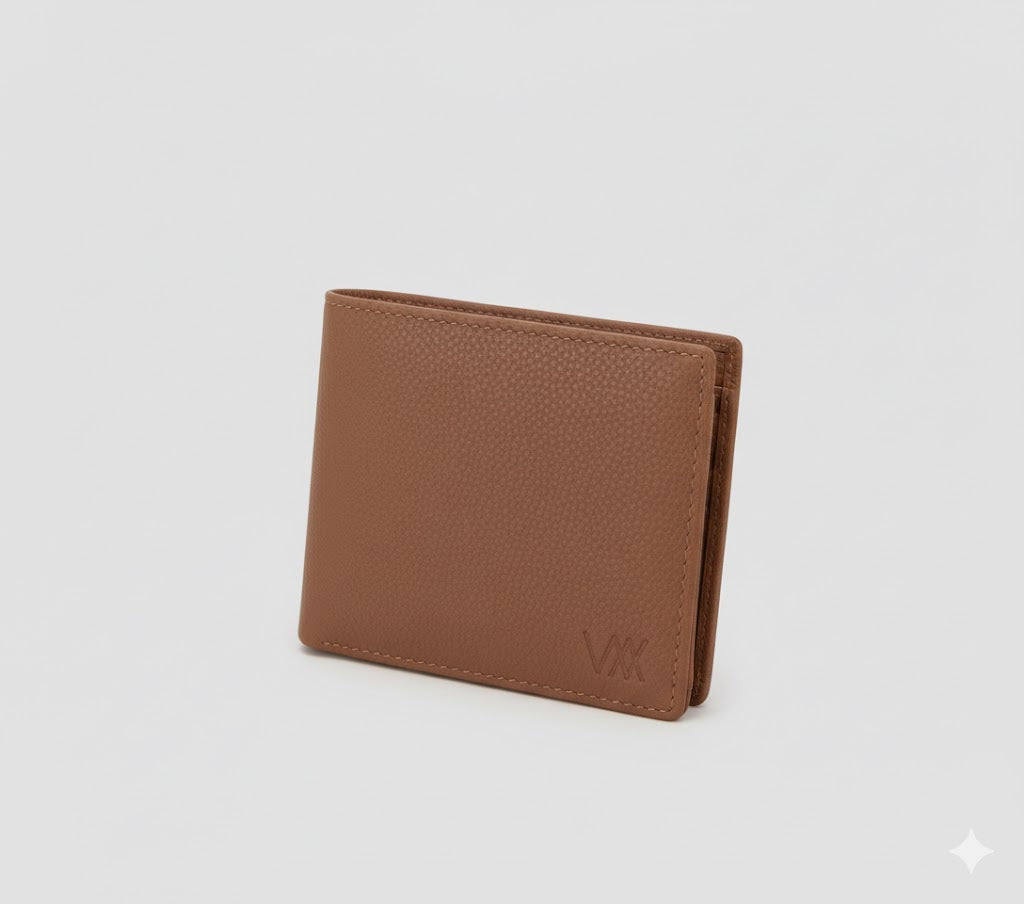 WILDAUK Men Casual, Travel, Formal Tan Artificial Leather Wallet - Regular Size (10 Card Slots)