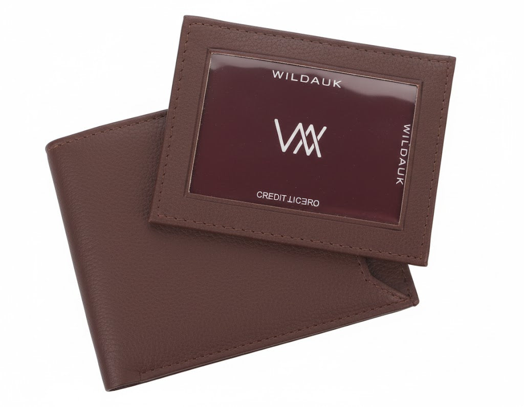 WILDAUK Men Brown Artificial Leather Wallet - Regular Size (7 Card Slots)