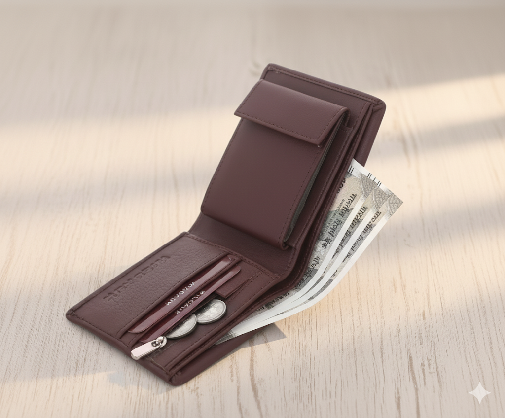 WILDAUK Men Casual, Travel, Formal Brown Artificial Leather Wallet - Regular Size (10 Card Slots)