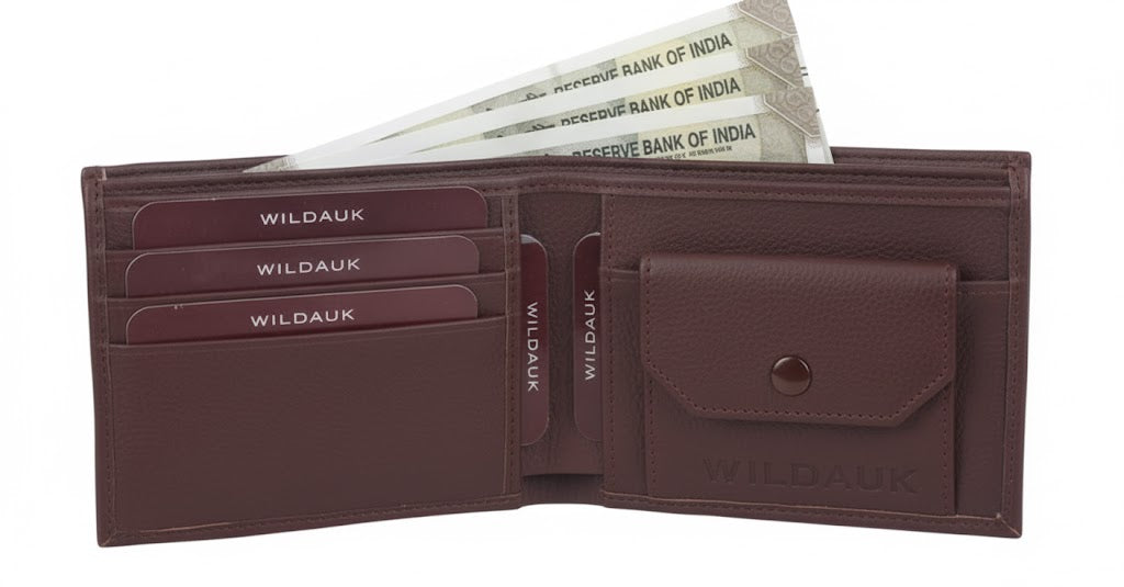 WILDAUK Men Brown Artificial Leather Wallet - Regular Size (7 Card Slots)